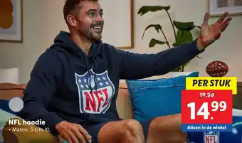 Lidl NFL hoodie aanbieding