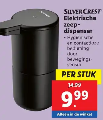 Lidl SILVERCREST Elektrische zeepdispenser aanbieding