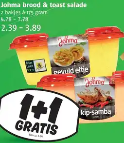 Poiesz Johma brood & toast salade aanbieding