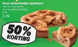 Poiesz Verse ambachtelijke appeltaart aanbieding