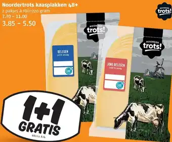 Poiesz Noordertrots kaasplakken 48+ aanbieding