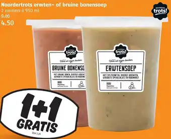 Poiesz Noordertrots erwten of bruine bonensoep aanbieding