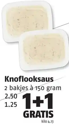 Poiesz Knoflooksaus aanbieding