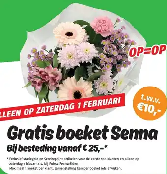 Poiesz Boeket Senna aanbieding