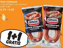 Poiesz Unox rookworst aanbieding