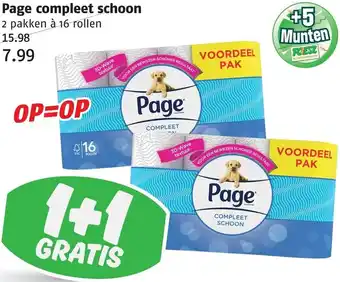 Poiesz Page compleet schoon aanbieding