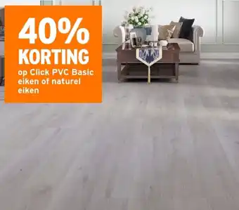 GAMMA Op Click PVC Basic eiken of naturel eiken aanbieding