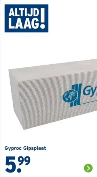 GAMMA Gyproc Gipsplaat aanbieding