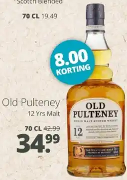 Mitra Old Pulteney 12 Yrs Malt aanbieding