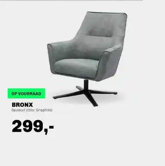 Trendhopper Bronx Fauteuil Graphite aanbieding