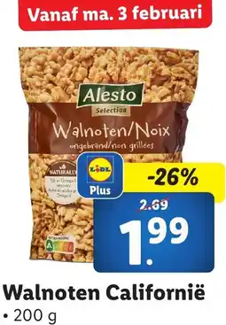 Lidl Walnoten Californië aanbieding