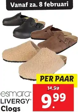 Lidl Esmara LIVERGY Clogs aanbieding