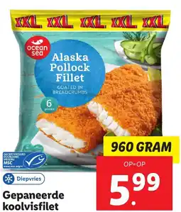 Lidl Gepaneerde koolvisfilet aanbieding