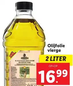 Lidl Olijfolie vierge aanbieding