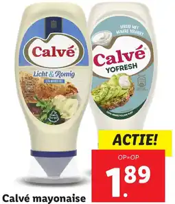 Lidl Calvé mayonaise aanbieding