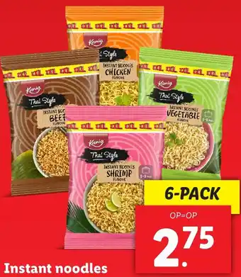 Lidl Instant noodles aanbieding