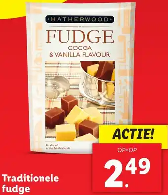 Lidl Traditionele fudge aanbieding