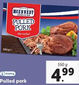 Lidl Pulled pork aanbieding