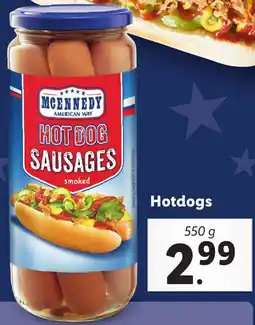 Lidl Hotdogs aanbieding