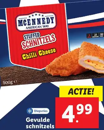 Lidl Gevulde schnitzels aanbieding