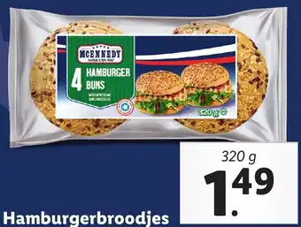 Lidl Hamburgerbroodjes aanbieding