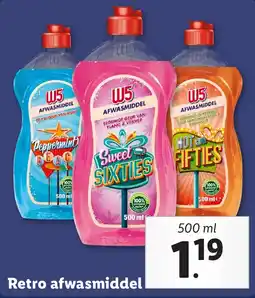 Lidl Retro afwasmiddel aanbieding