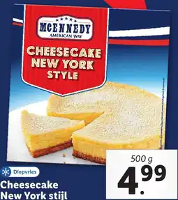 Lidl Cheesecake New York stijl aanbieding