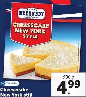 Lidl Cheesecake New York stijl aanbieding