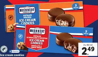 Lidl Ice cream cookies aanbieding