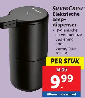 Lidl SILVERCREST Elektrische zeepdispenser aanbieding