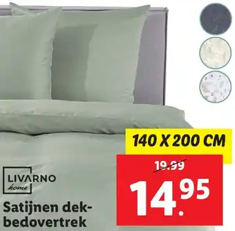 Lidl LIVARNO home Satijnen dekbedovertrek aanbieding