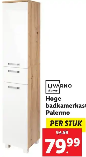 Lidl LIVARNO home Hoge badkamerkast Palermo aanbieding