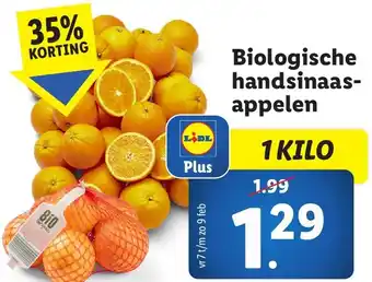 Lidl Biologische handsinaasappels aanbieding