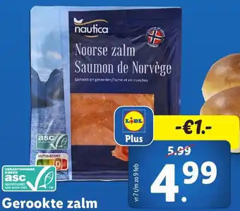 Lidl Gerookte zalm aanbieding