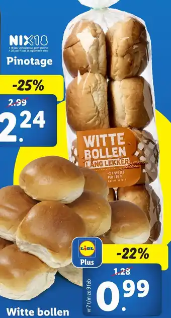 Lidl Witte bollen aanbieding