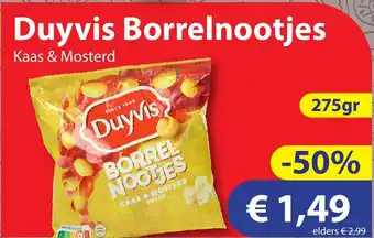 Die Grenze Duyvis Borrelnootjes aanbieding