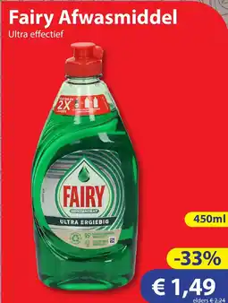 Die Grenze Fairy Afwasmiddel aanbieding