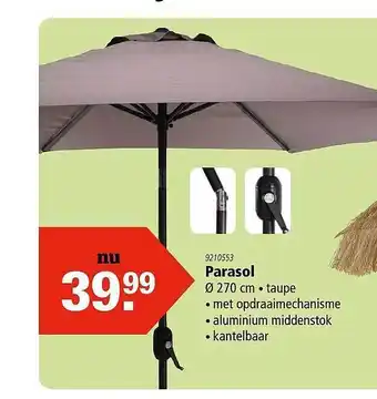 Marskramer Parasol Ø 270 cm aanbieding