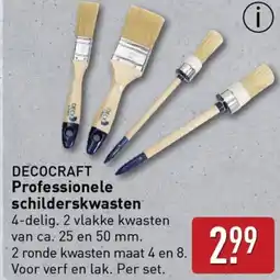 ALDI Professionele schilderskwasten aanbieding