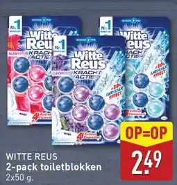 ALDI Witte Reus 2 pack toiletblokken aanbieding