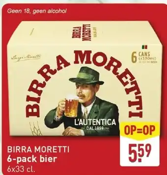 ALDI BIRRA MORETTI 6-pack bier aanbieding