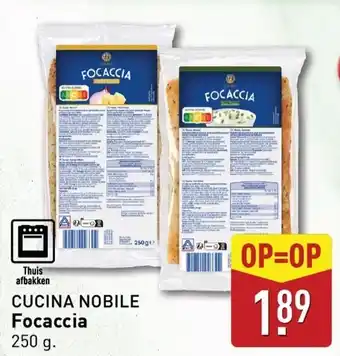 ALDI Focaccia aanbieding