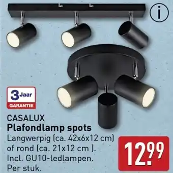 ALDI Plafondlamp spots aanbieding