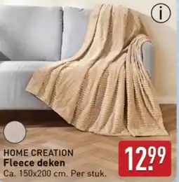 ALDI Fleece deken aanbieding