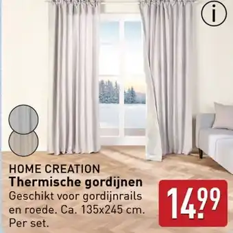 ALDI Thermische gordijnen aanbieding