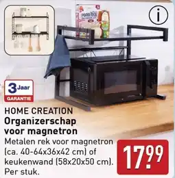 ALDI Organizerschap voor magnetron aanbieding