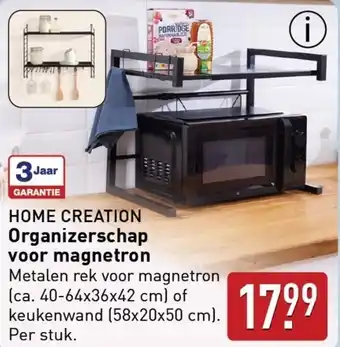 ALDI Organizerschap voor magnetron aanbieding