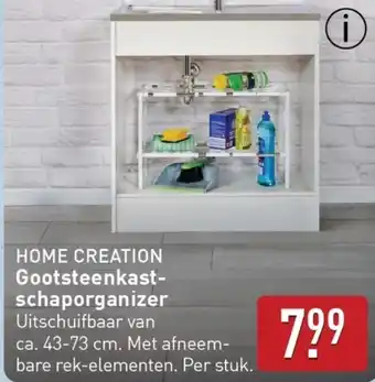 ALDI Gootsteenkast schaporganizer aanbieding