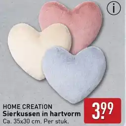 ALDI Sierkussen in hartvorm aanbieding