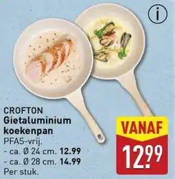 ALDI Gietaluminium koekenpan aanbieding